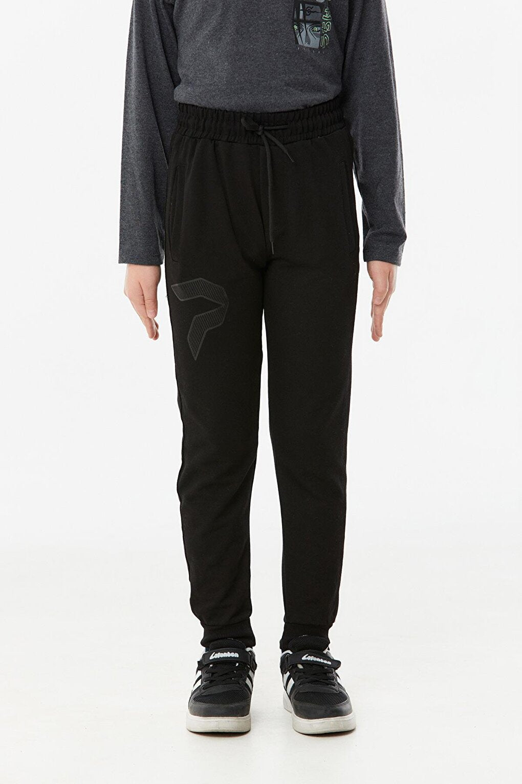 Printed Elastic Waist Boys' Sweatpants