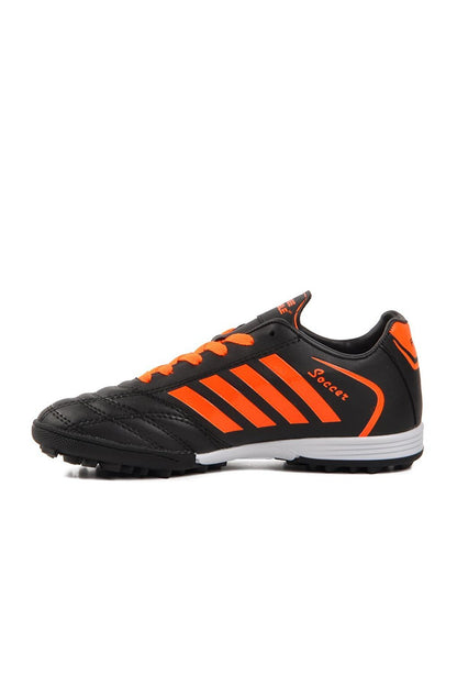 602 Black-Orange Unisex Astroturf Field Shoes