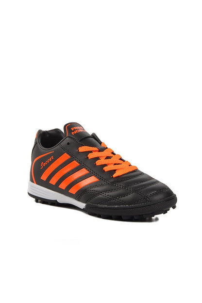 602 Black-Orange Unisex Astroturf Field Shoes