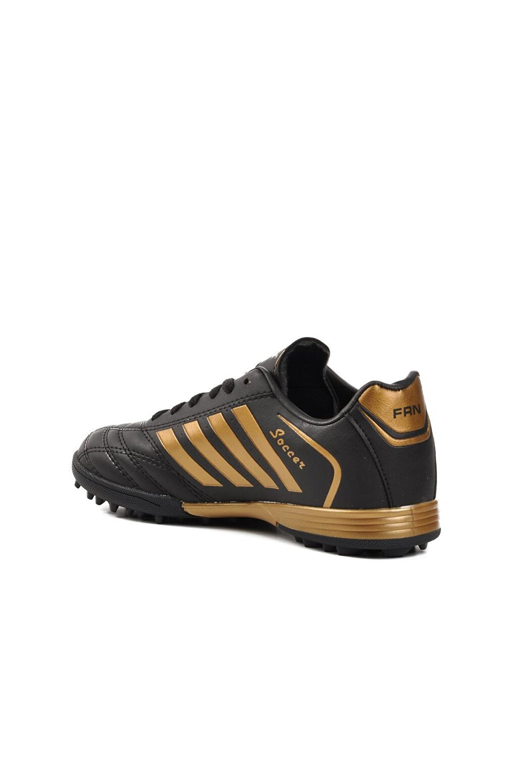 602 Black-Gold Unisex Astroturf Field Shoes