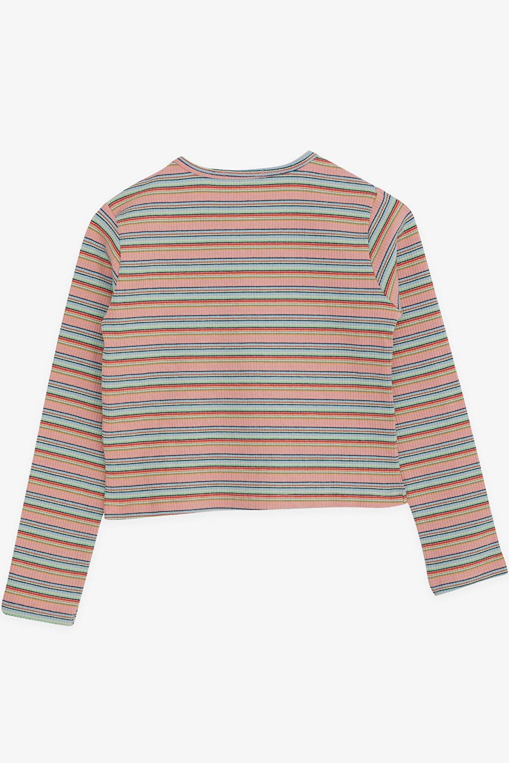 Girl's Long Sleeve T-Shirt Colorful Stripes Mixed Color (Ages 9-14)