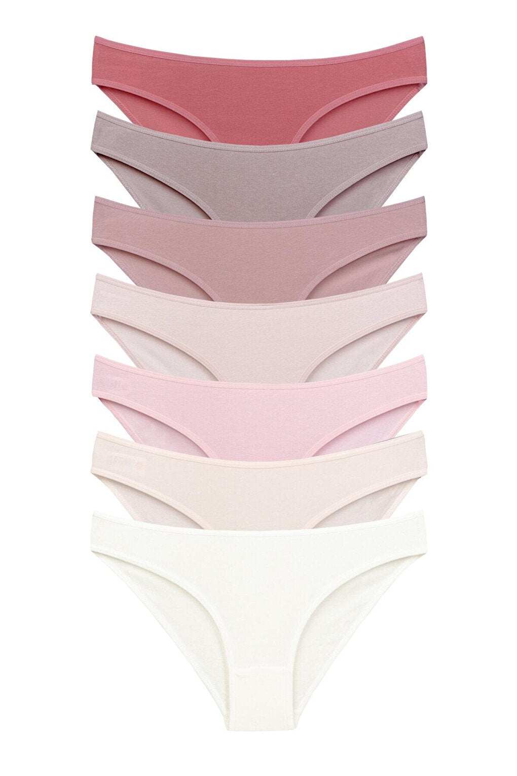 Women's Soft Color Cotton Lycra 7-Piece Panties