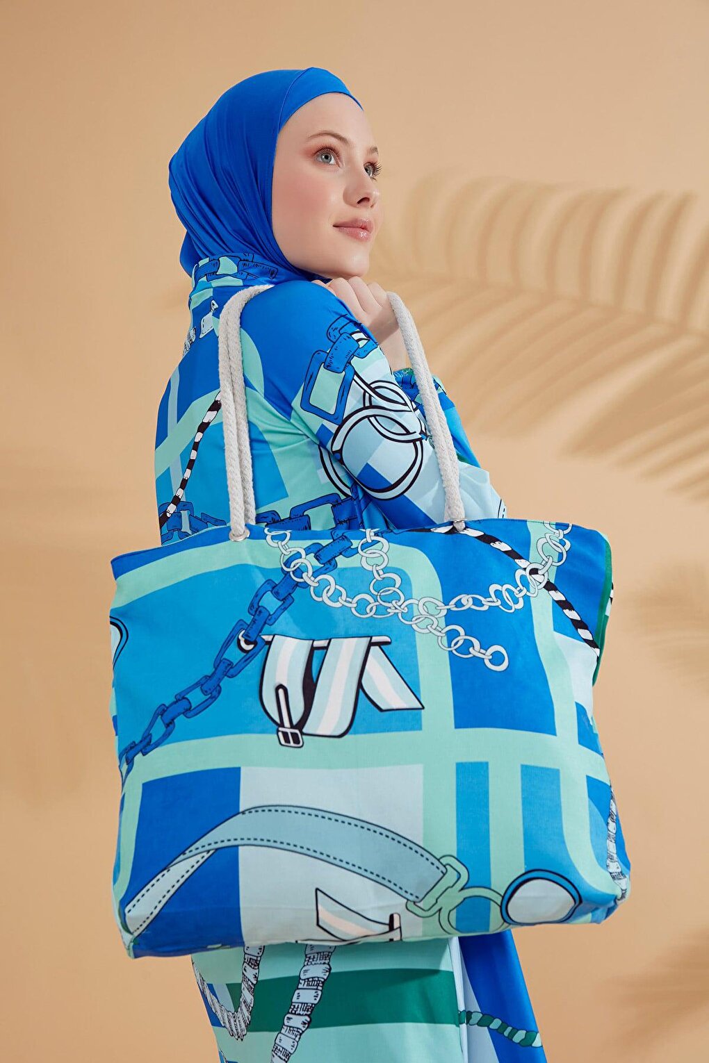 Saks Fully Covered Hijab Swimsuit M2315