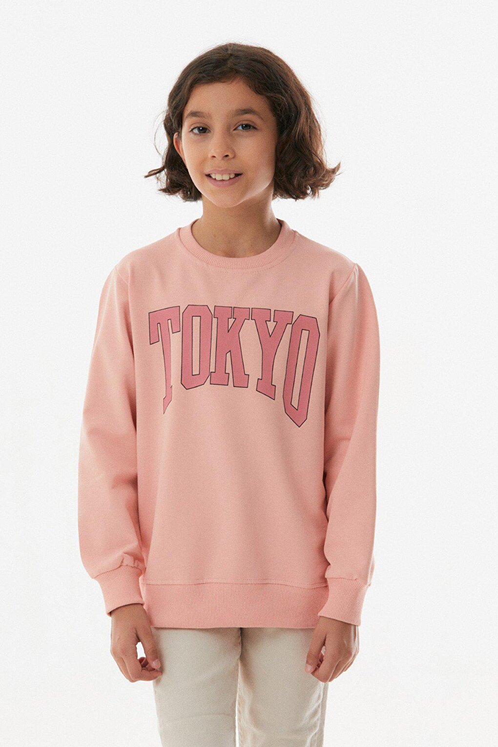 Tokyo Printed Girls' Sweatshirt