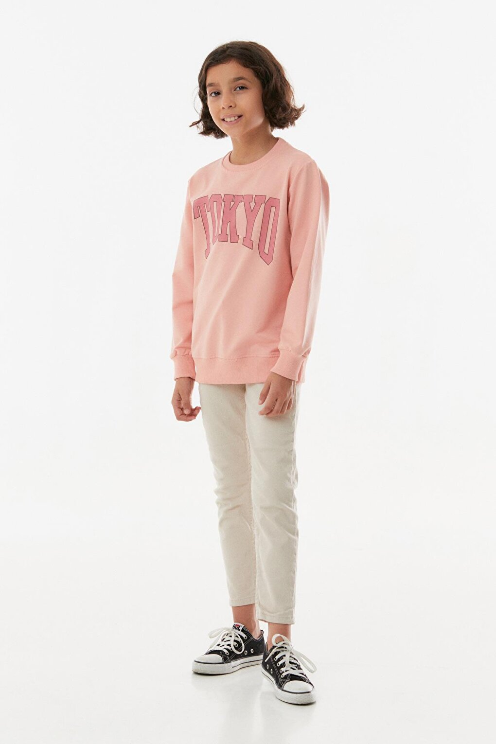 Tokyo Printed Girls' Sweatshirt