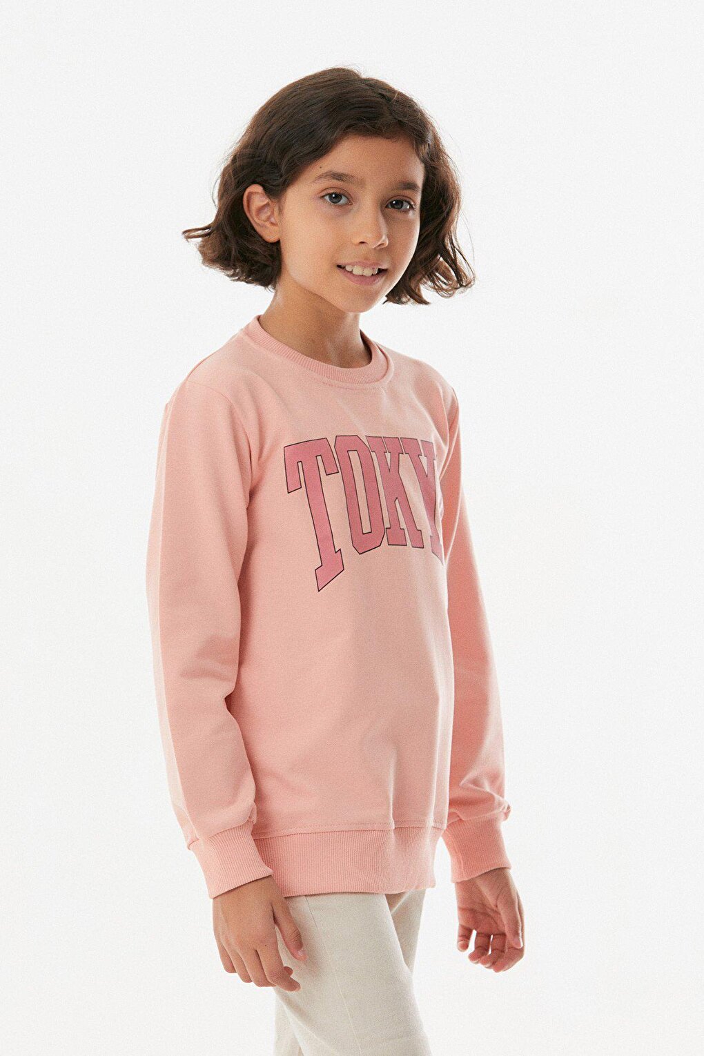 Tokyo Printed Girls' Sweatshirt