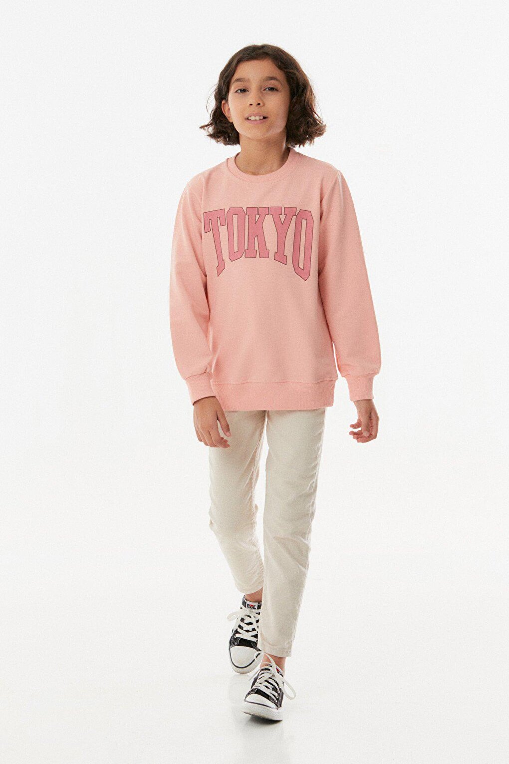 Tokyo Printed Girls' Sweatshirt