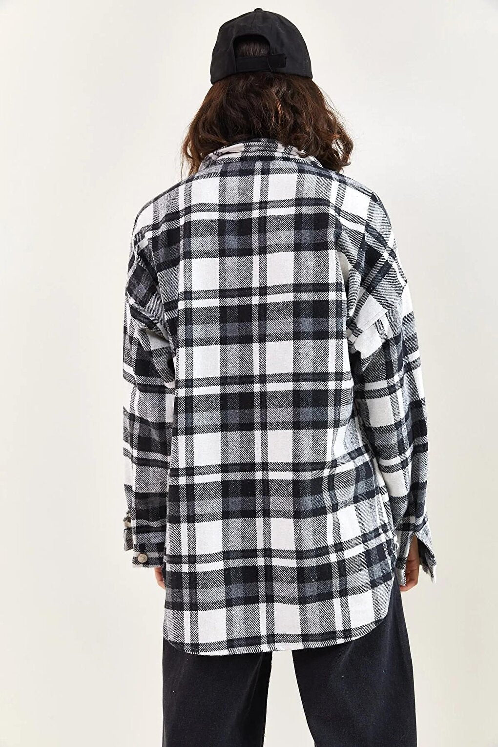 Women's Bellows Pocket Plaid Shirt 4594