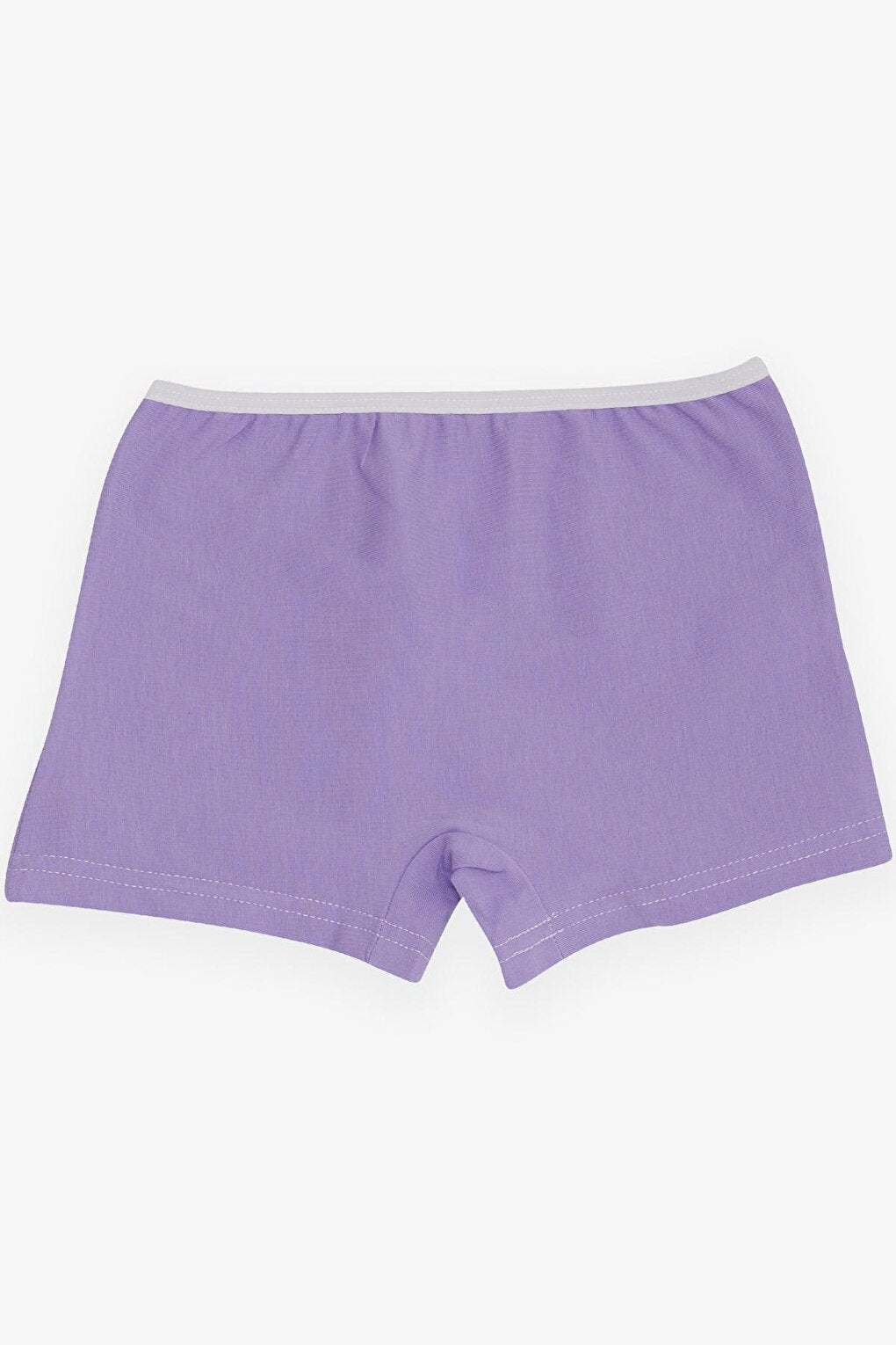 Girl's Boxer Floral Printed Lilac (Age 7-9)