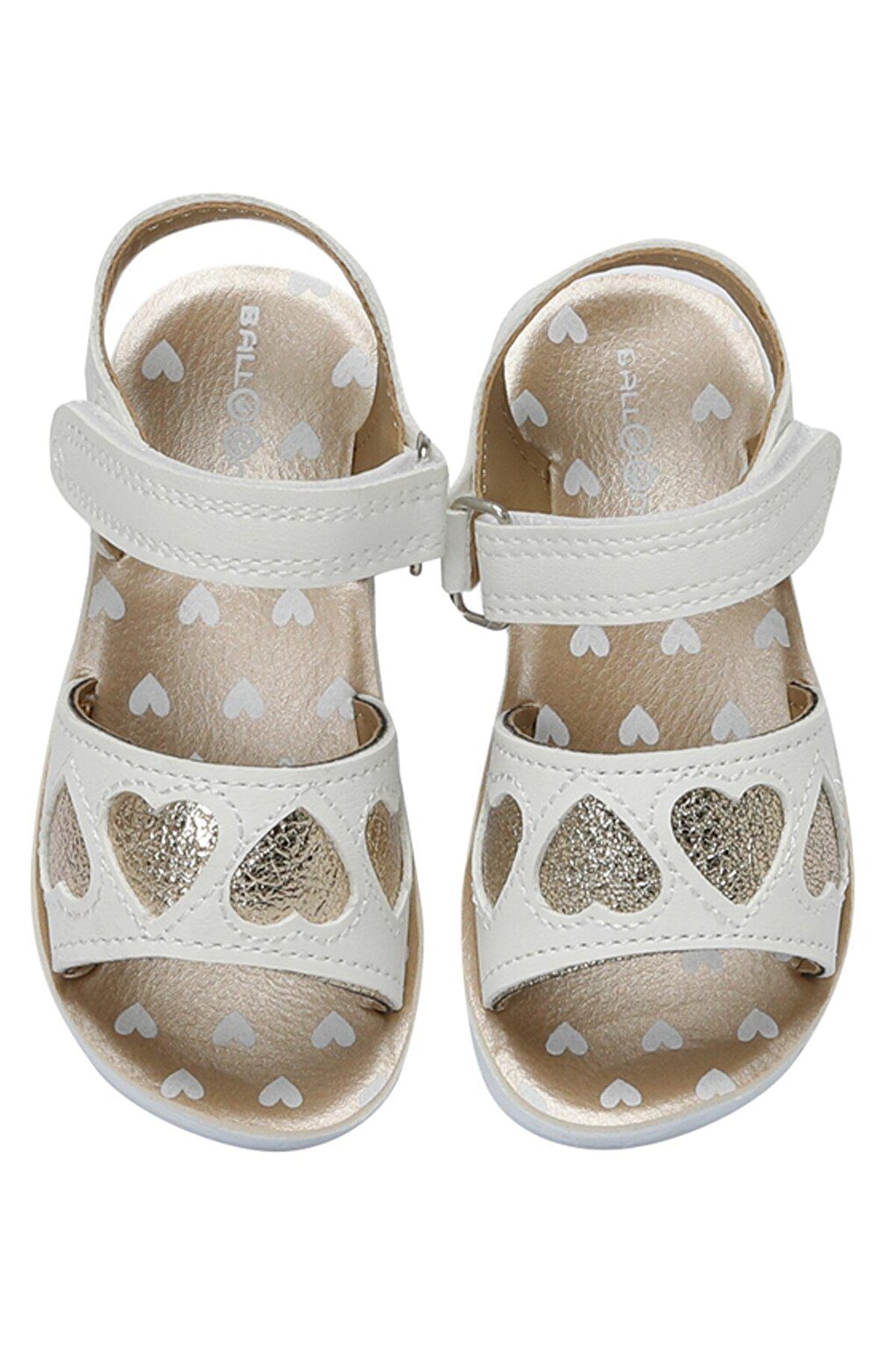 DERO 3FX White Girls Sandals