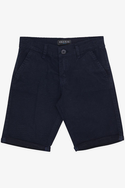 Boy's Capri Pocket Buttoned Navy Blue (Ages 8-14)