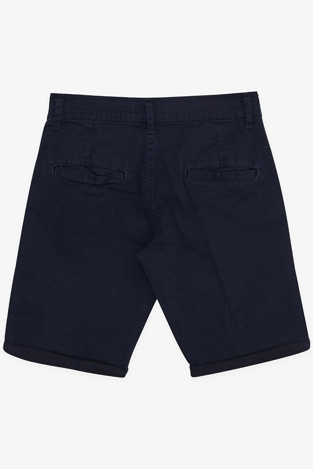 Boy's Capri Pocket Buttoned Navy Blue (Ages 8-14)