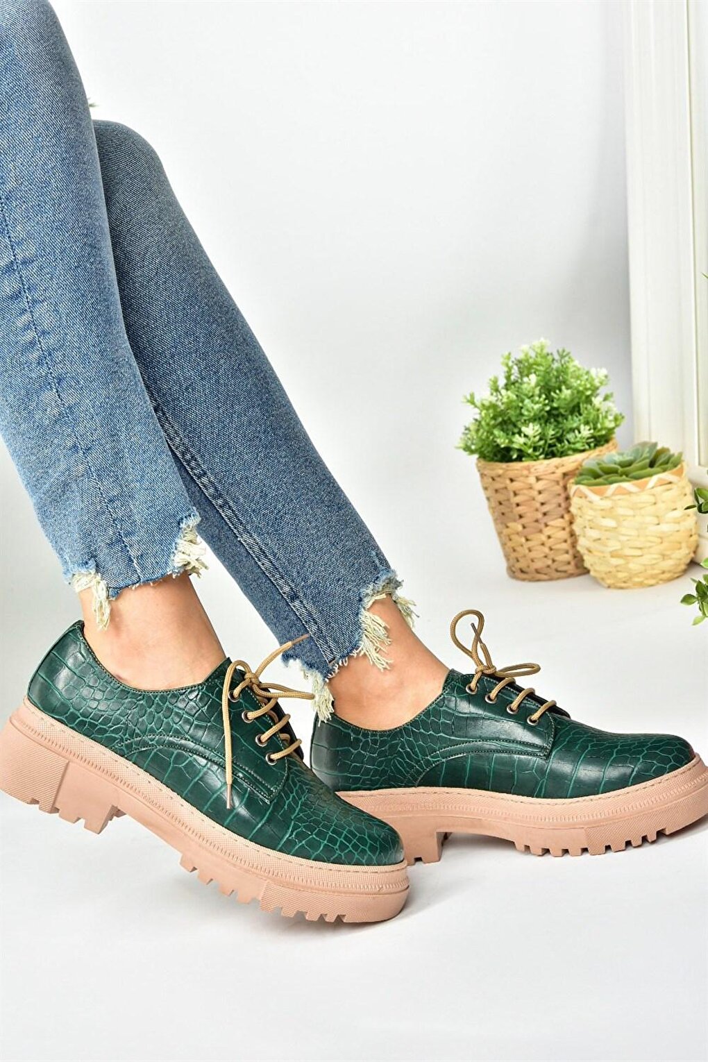 M2947713 Green Casual Women's Shoes