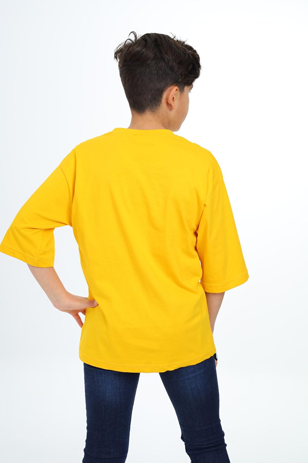 Boy's Pleated Detailed T-Shirt