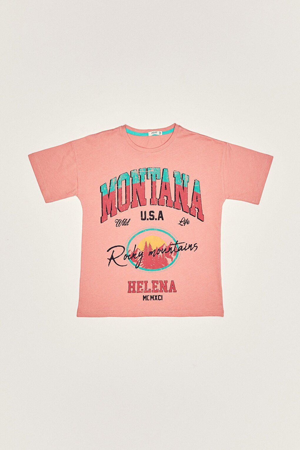 Montana Printed Oversize Kids T-Shirt