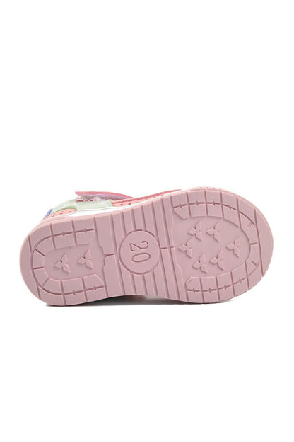 Pink Nubuck-Green Girls' Shoes 3000-B