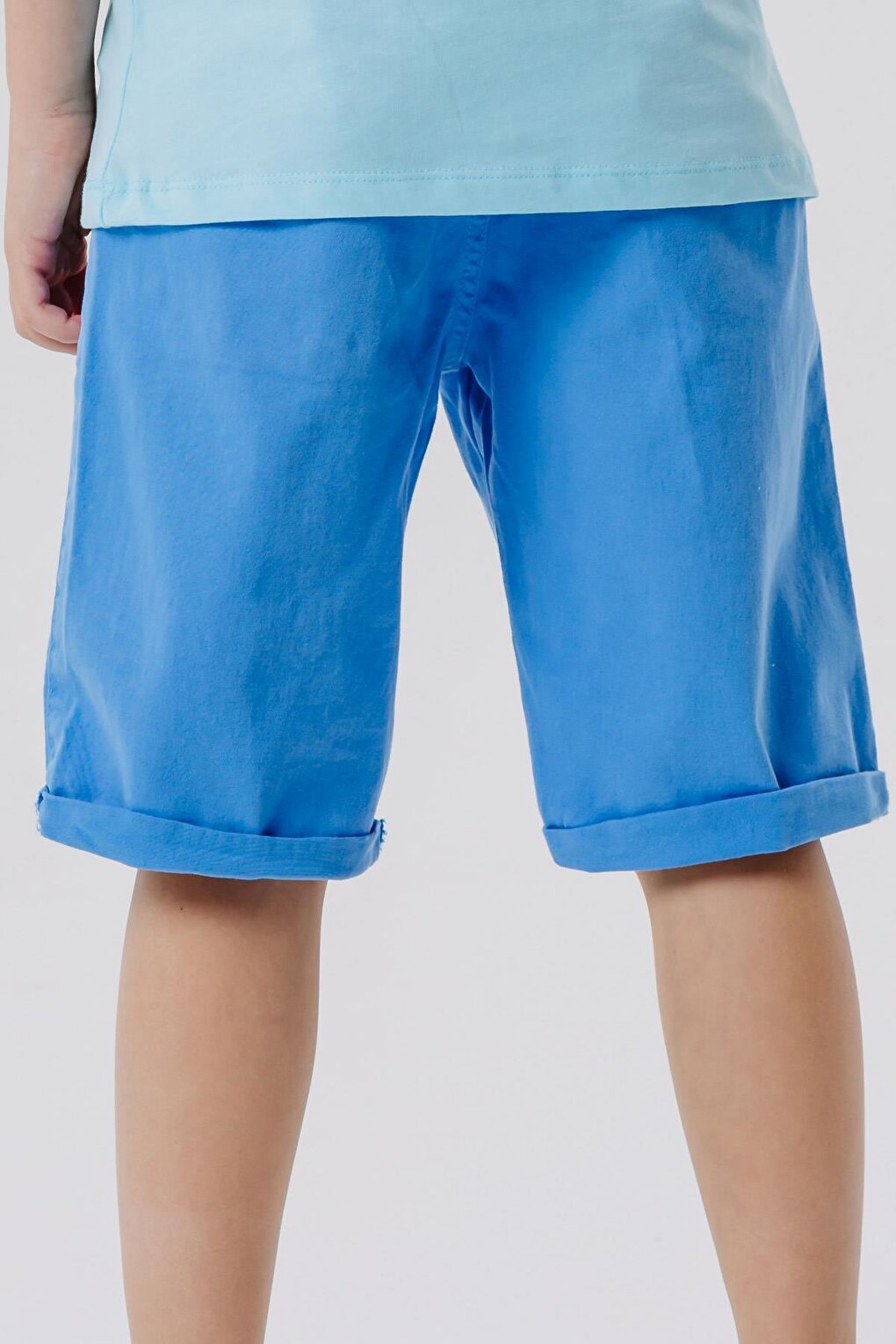 Boy's Capri Pocket Buttoned Blue (Ages 8-14)