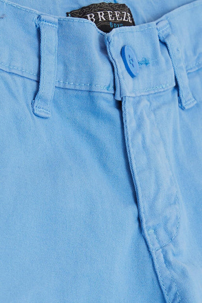 Boy's Capri Pocket Buttoned Blue (Ages 8-14)