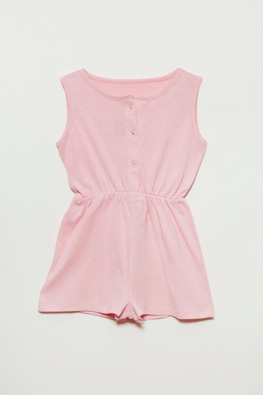 Girls' Jumpsuit with Pink Shorts