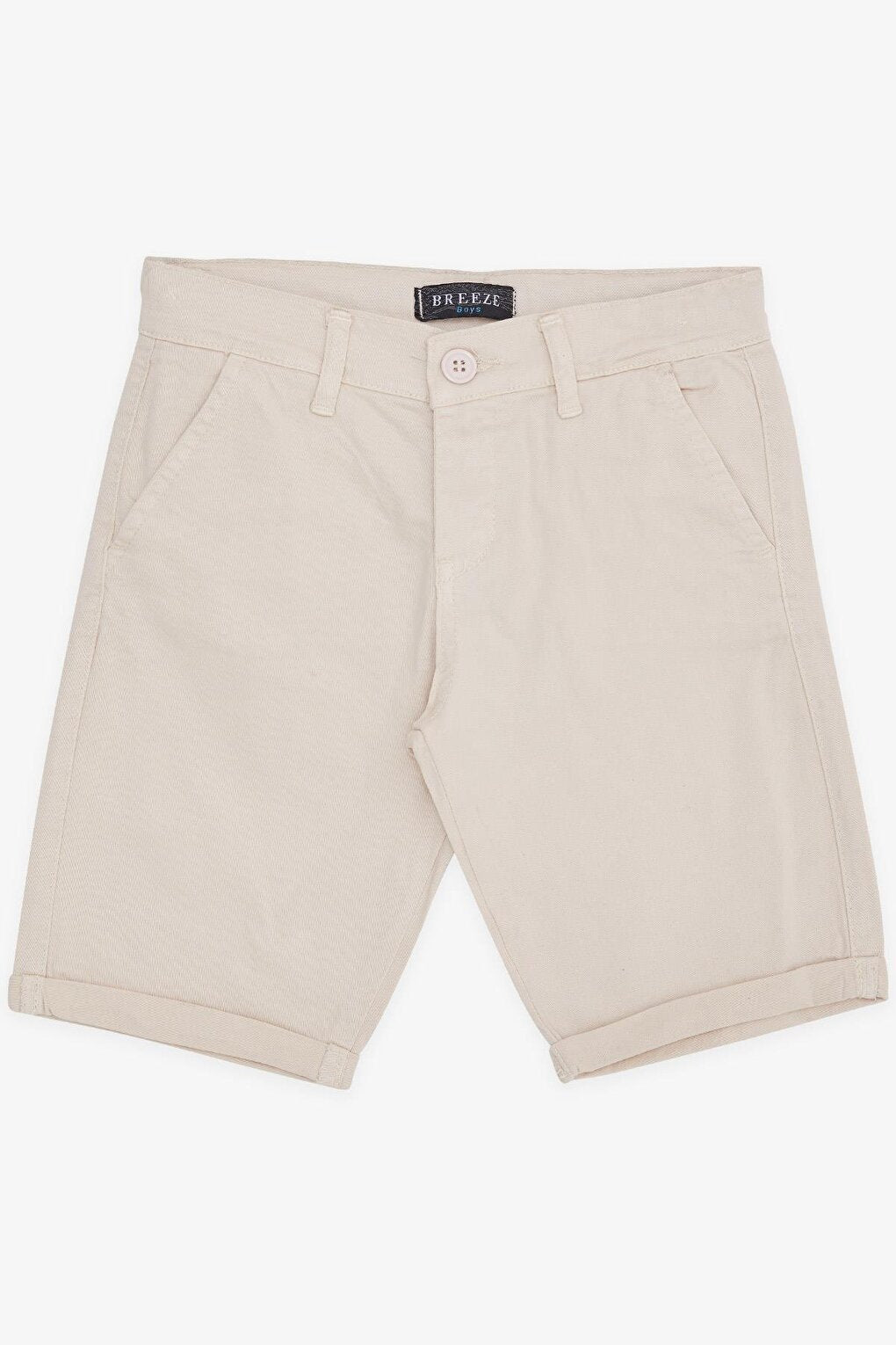 Boy's Capri Pocket Buttoned Beige (Ages 8-14)