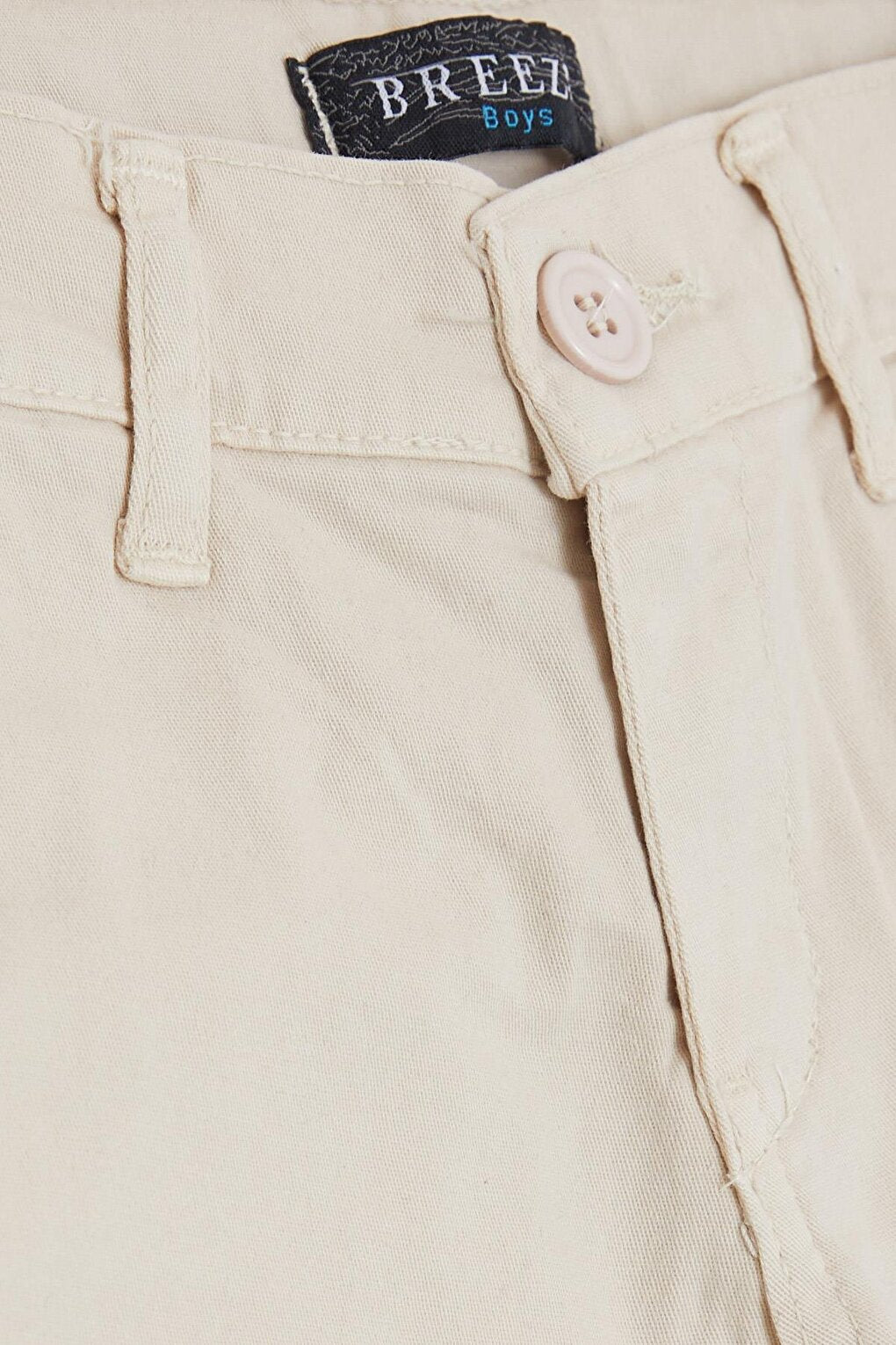 Boy's Capri Pocket Buttoned Beige (Ages 8-14)