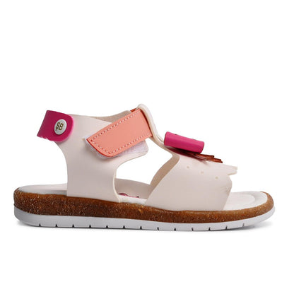 210113 White-Pink Comfort Girl's Sandals