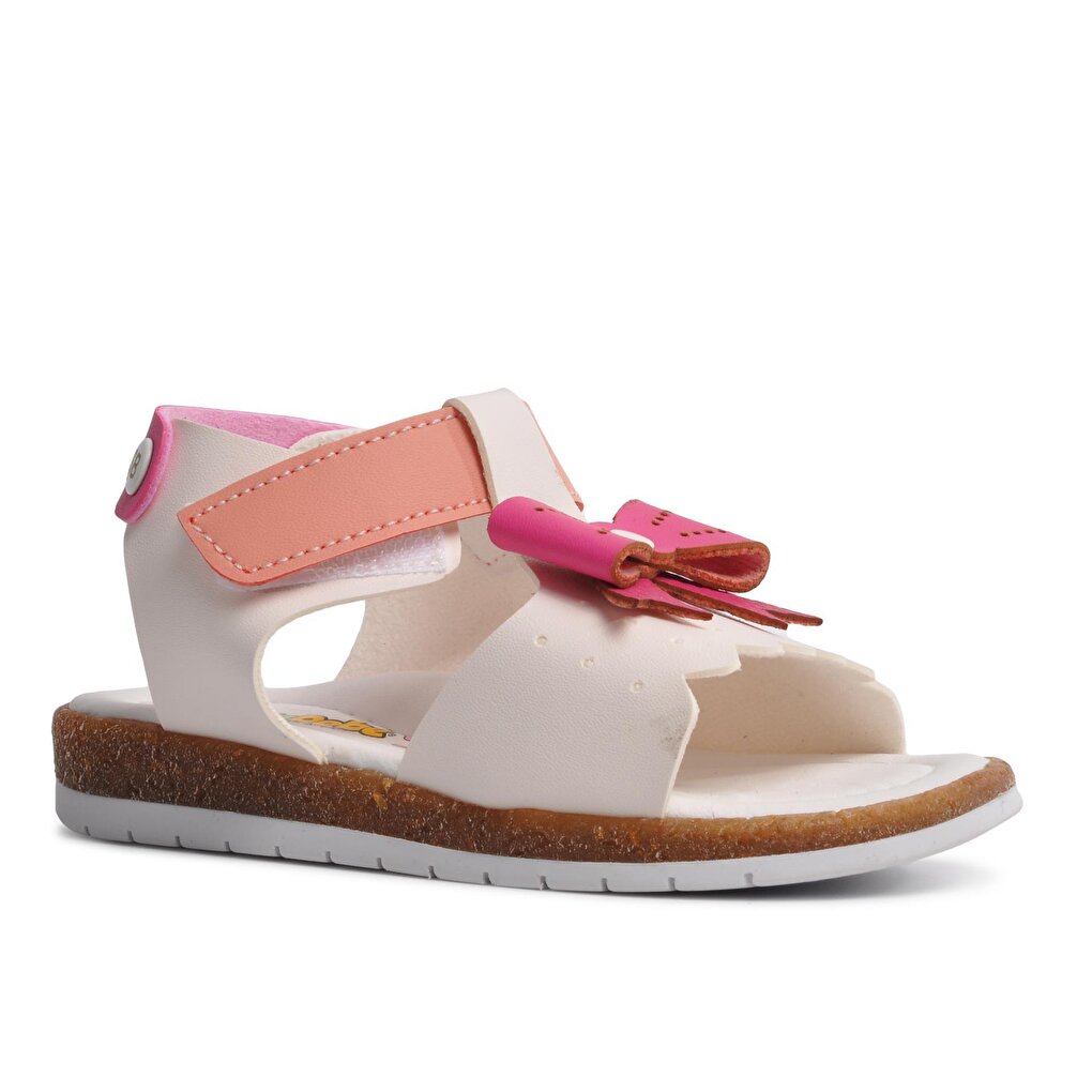 210113 White-Pink Comfort Girl's Sandals