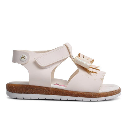 210113 White Comfort Girl's Sandals