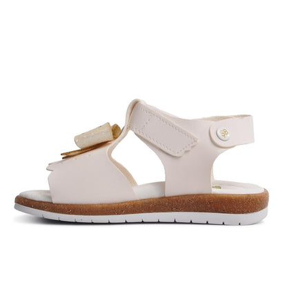 210113 White Comfort Girl's Sandals