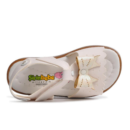 210113 White Comfort Girl's Sandals