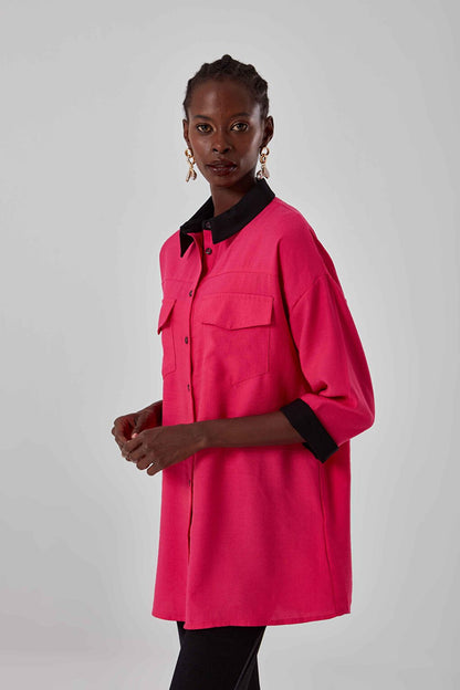 Colorful Fuchsia Tunic