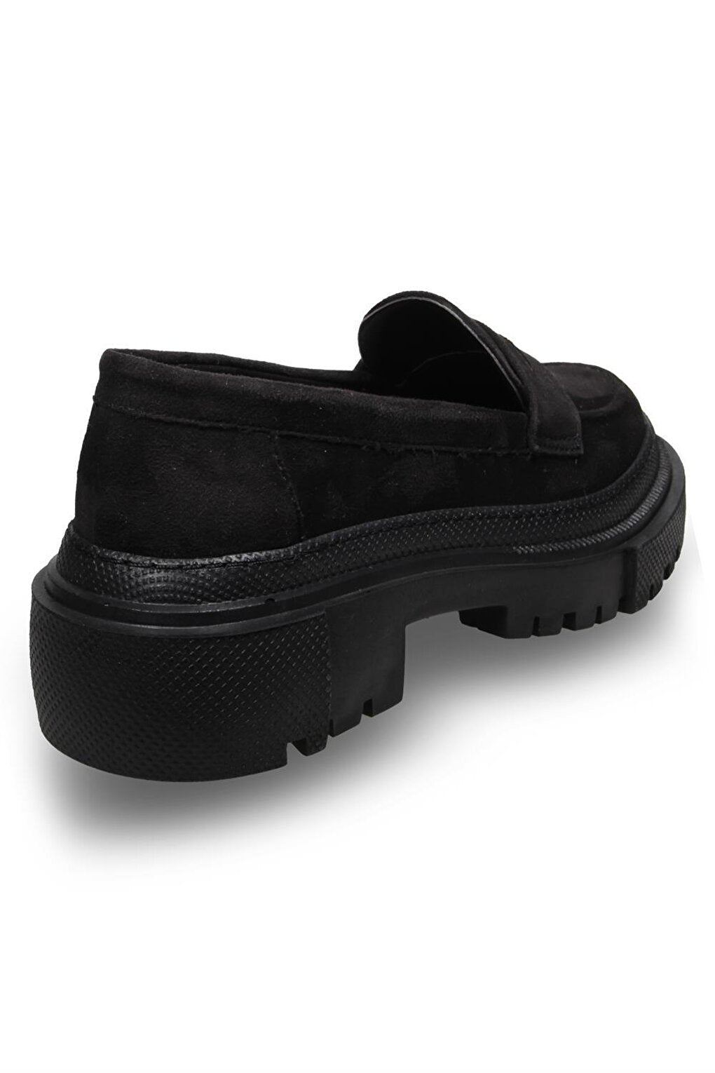 Women's Black-suede Casual Shoes