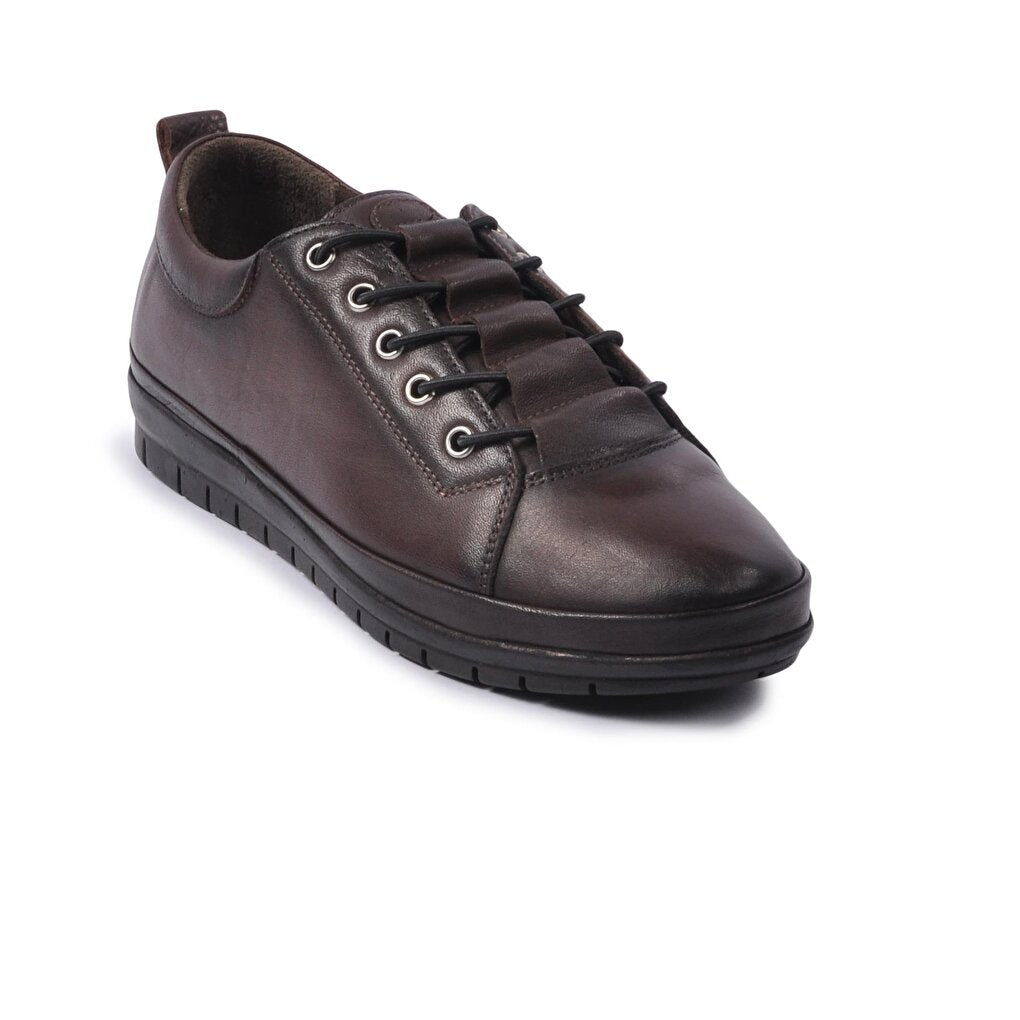 7484 Coffee Women's Genuine Leather Classic Shoes