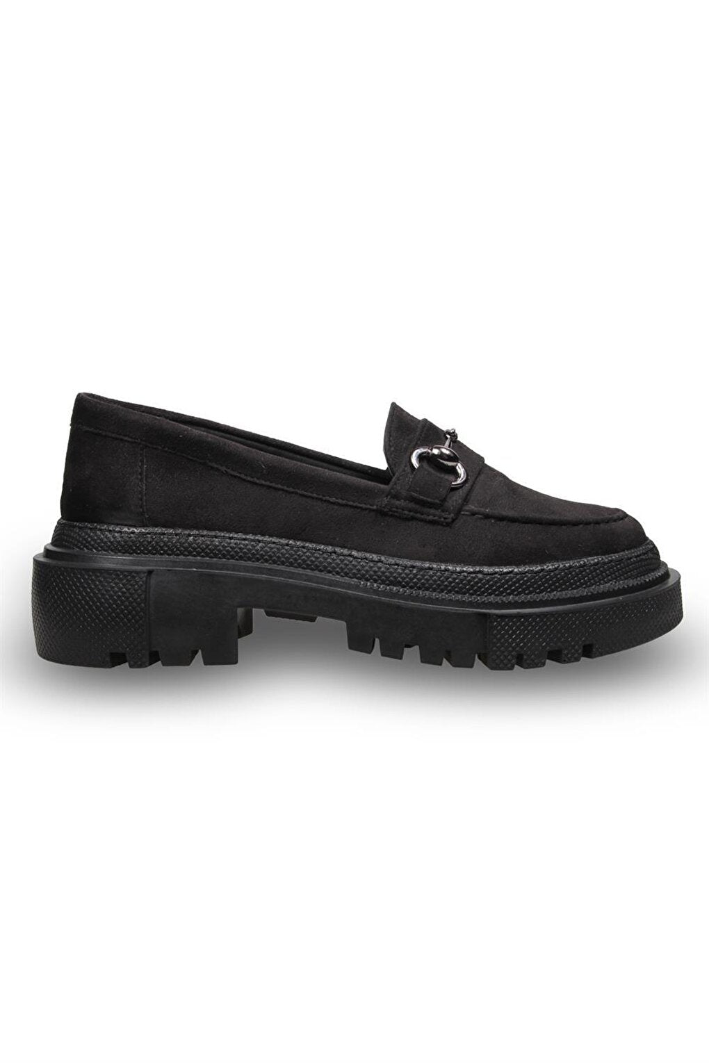 Women's Black-suede Casual Shoes