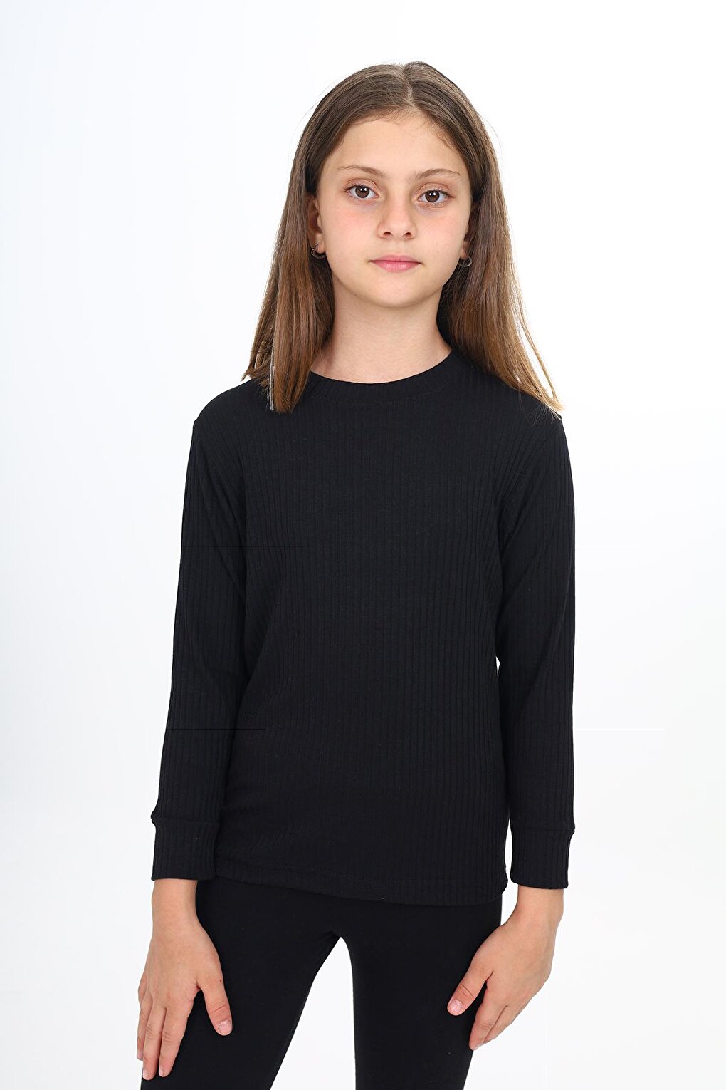 Girl's Fitted Bady Sweatshirt 9-14 Years Lx267