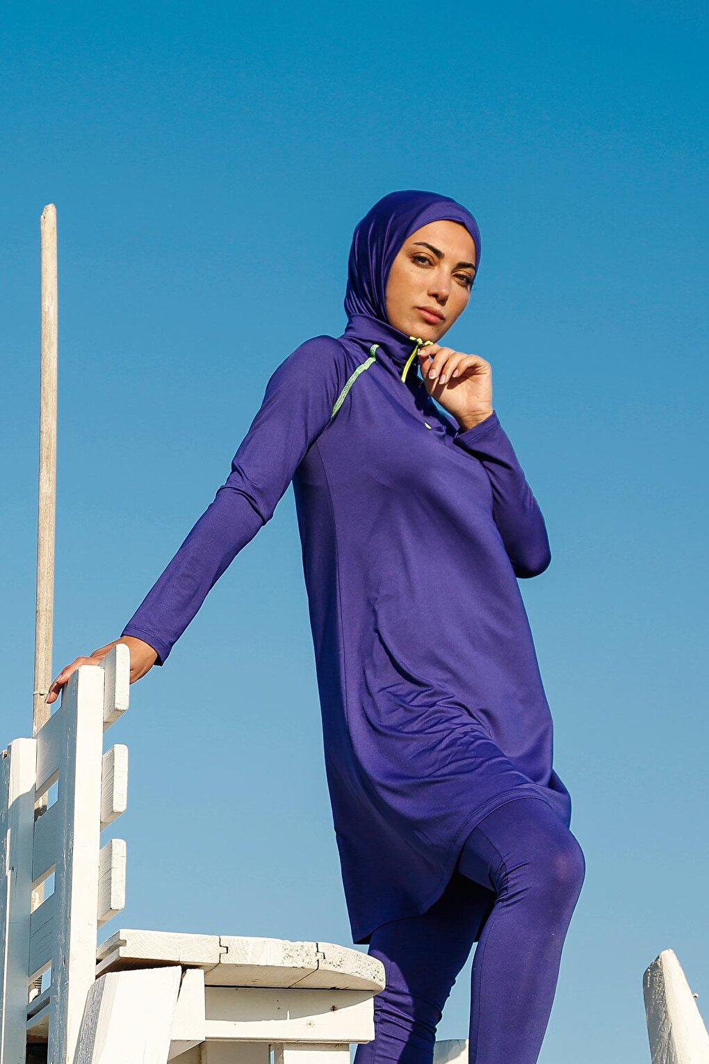 Saks Fully Covered Hijab Swimsuit M2233