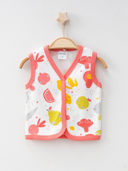 Fruit and Vegetable Patterned Vest 9632