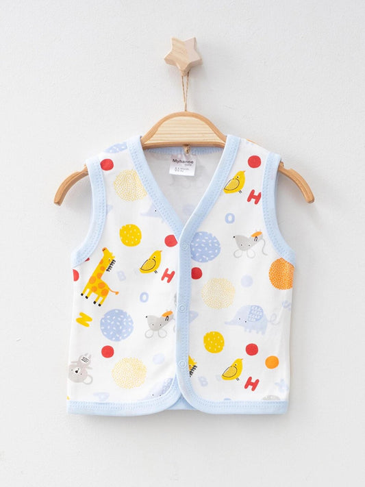 Animals Patterned Vest 9633