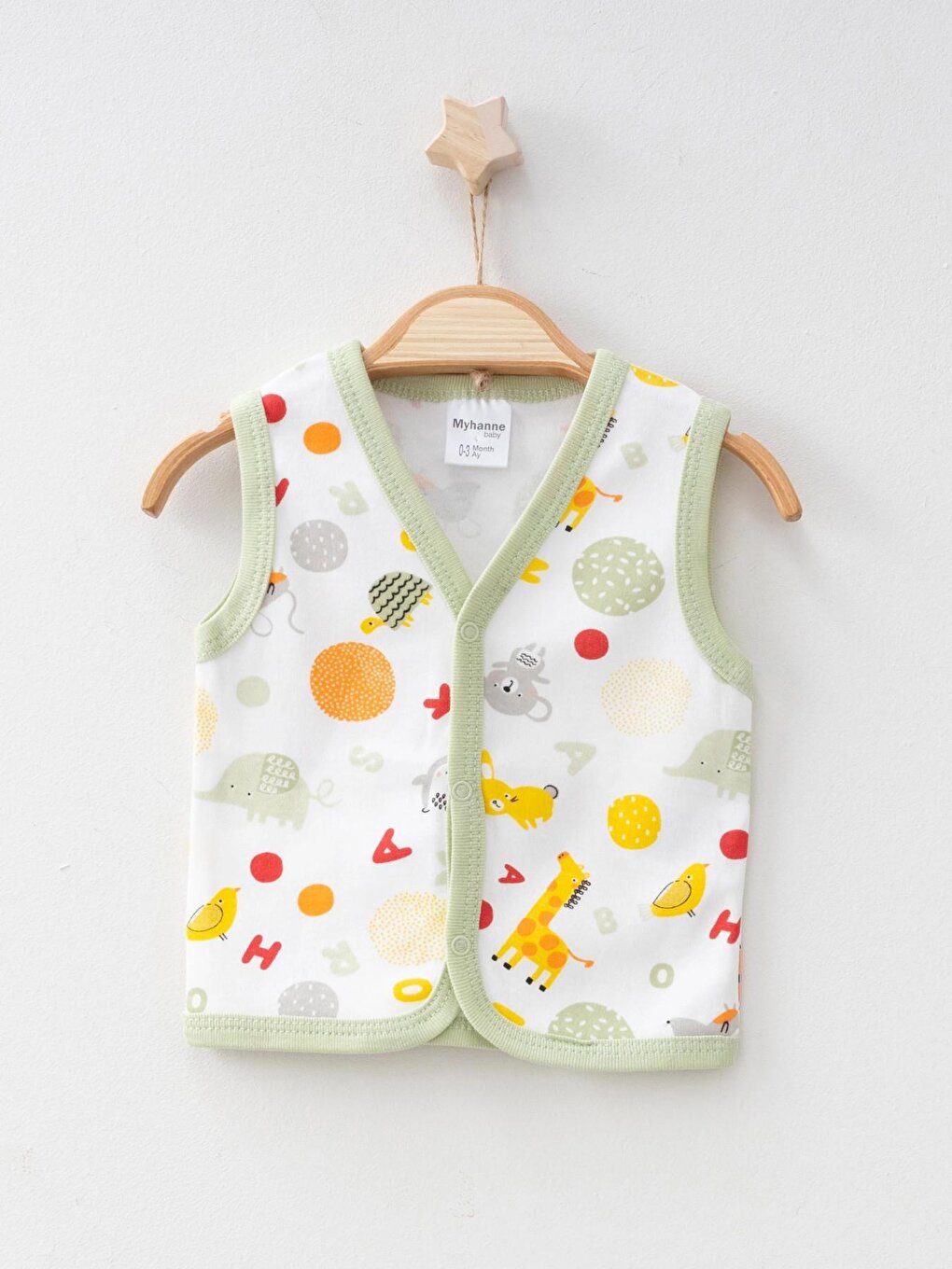 Animals Patterned Vest 9633