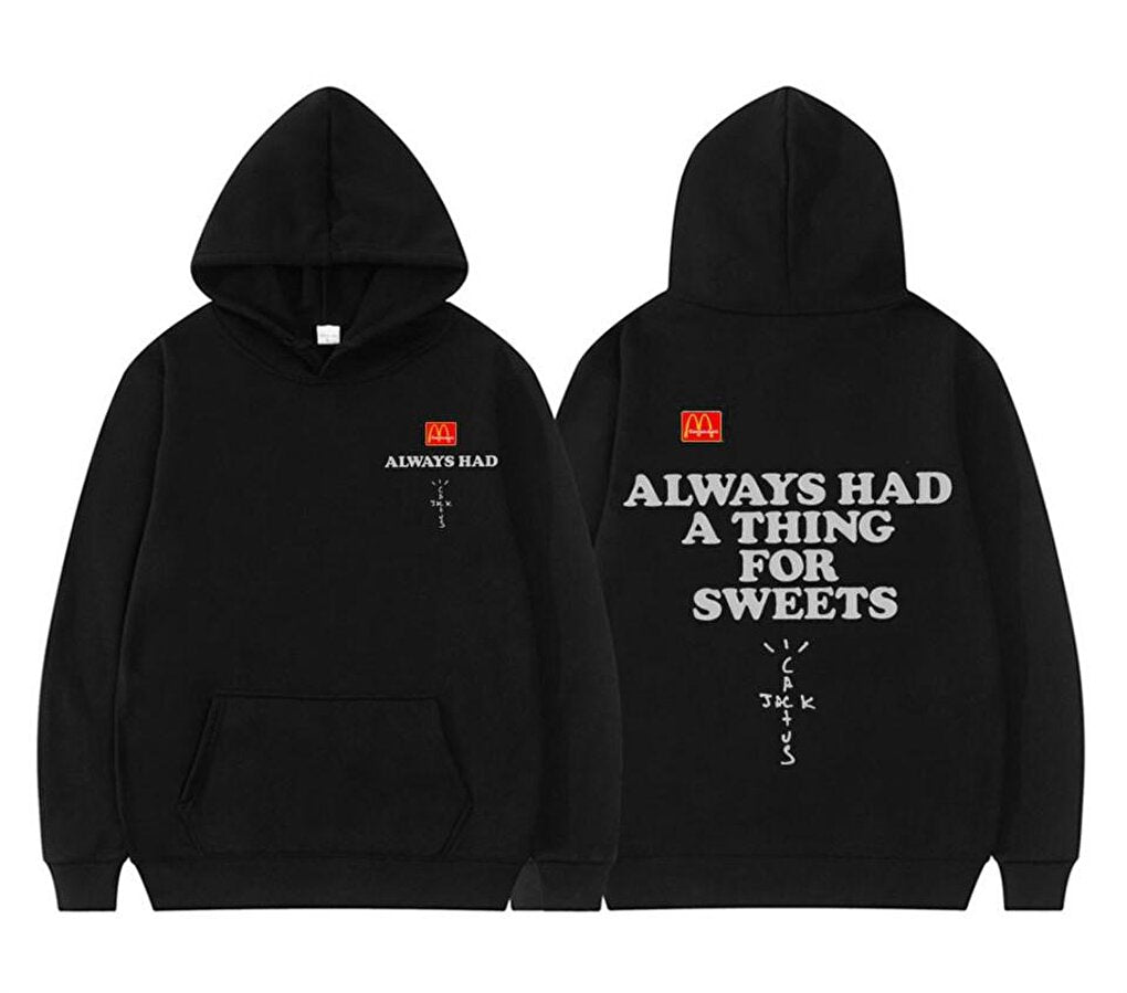 Street Style M Always Had Cotton Hooded Sweatshirt