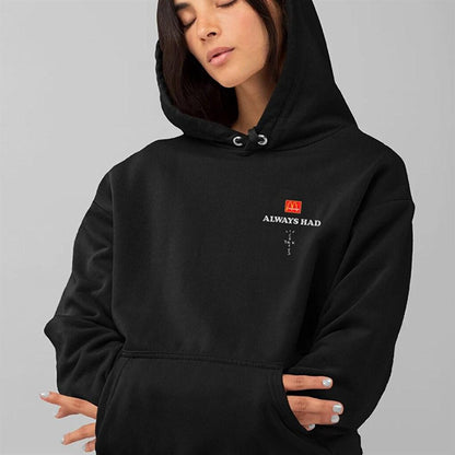 Street Style M Always Had Cotton Hooded Sweatshirt