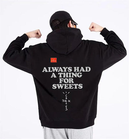 Street Style M Always Had Cotton Hooded Sweatshirt