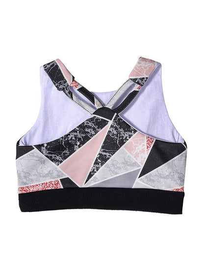 Sanya Patterned Girl's Crop Sports Athlete