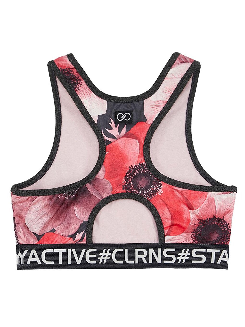 Larisa Floral Patterned Crop Tank Top