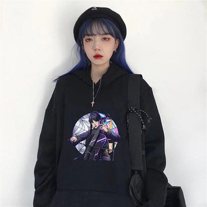 Wednesday Black Hooded Sweatshirt