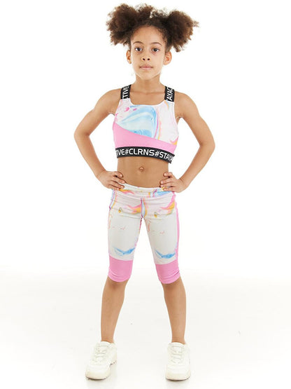 Stay Active Girl Crop Sports Athlete