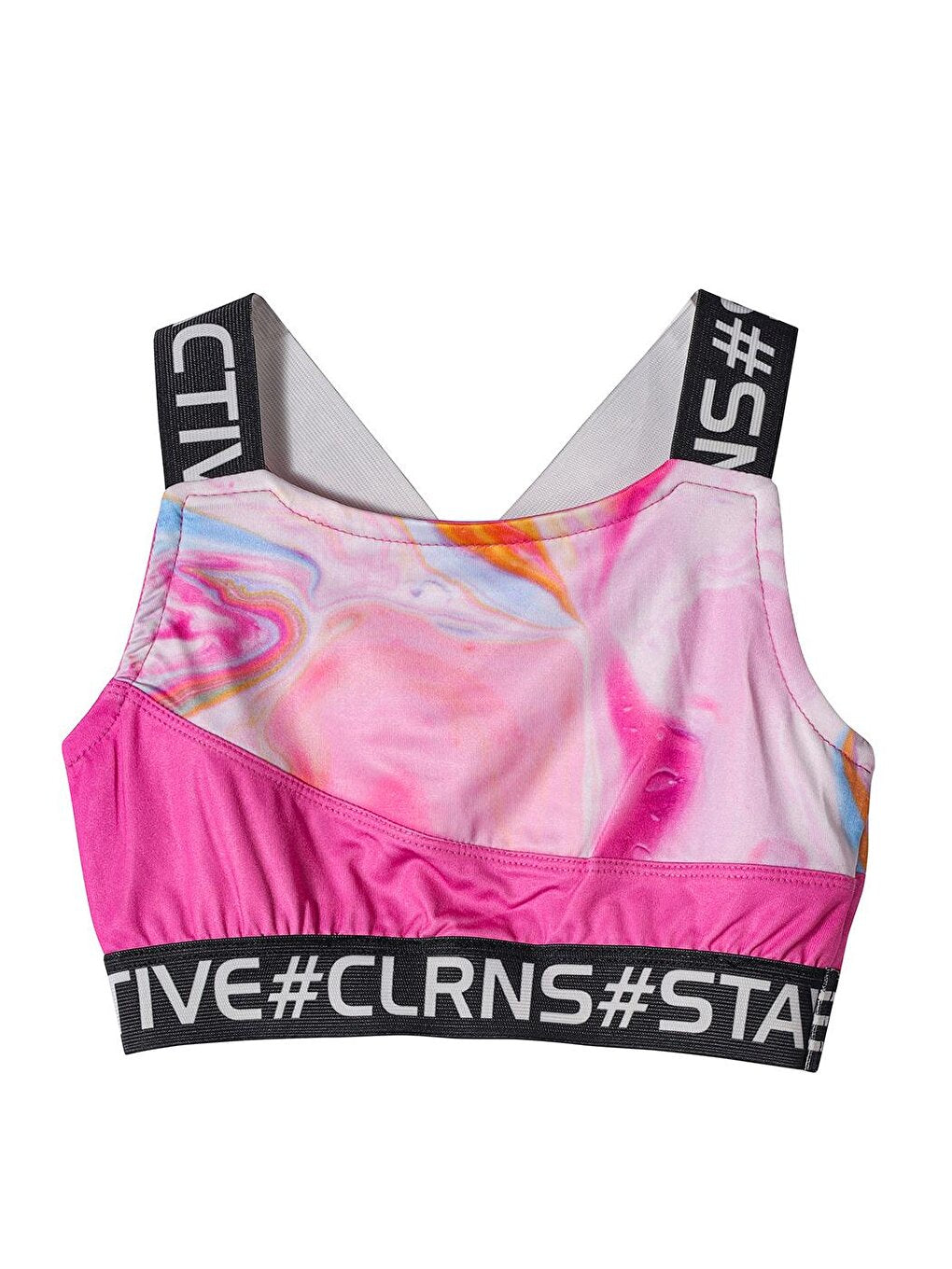 Stay Active Girl Crop Sports Athlete