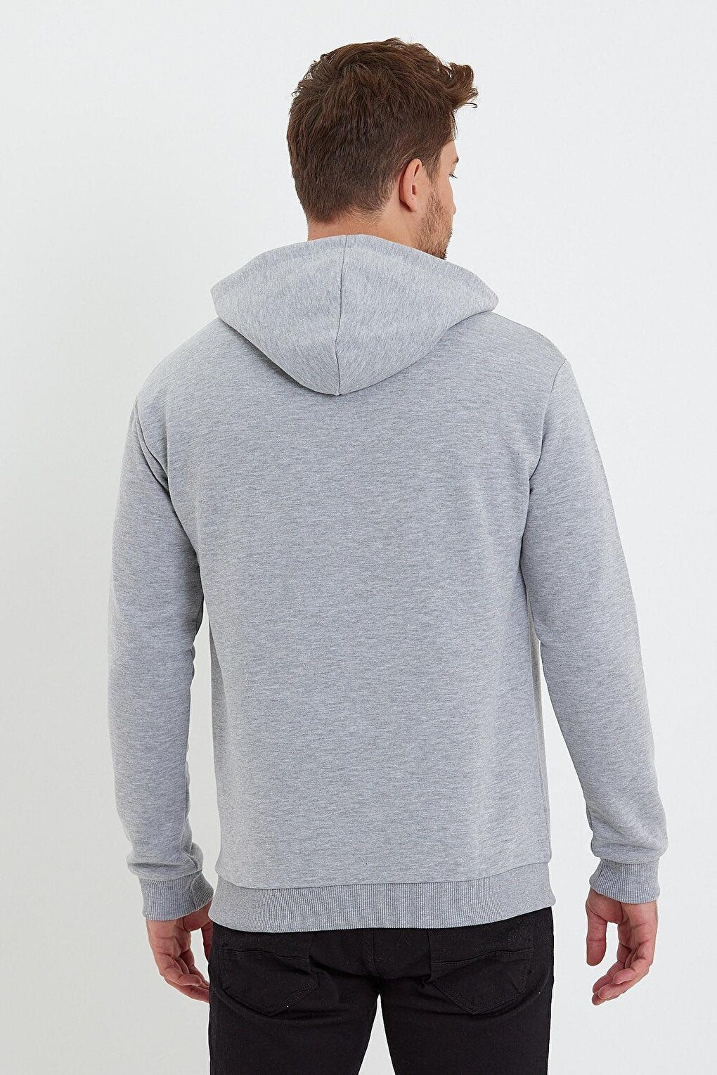 Men's Hooded Sweatshirt with Wildlife Written on the Front