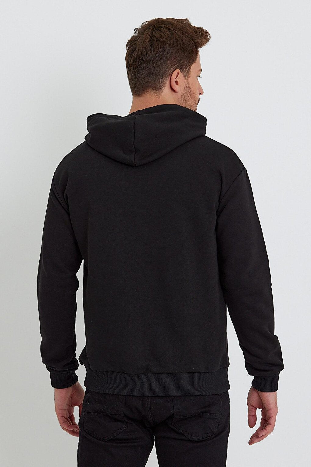 Men's Hooded Sweatshirt with Wildlife Written on the Front