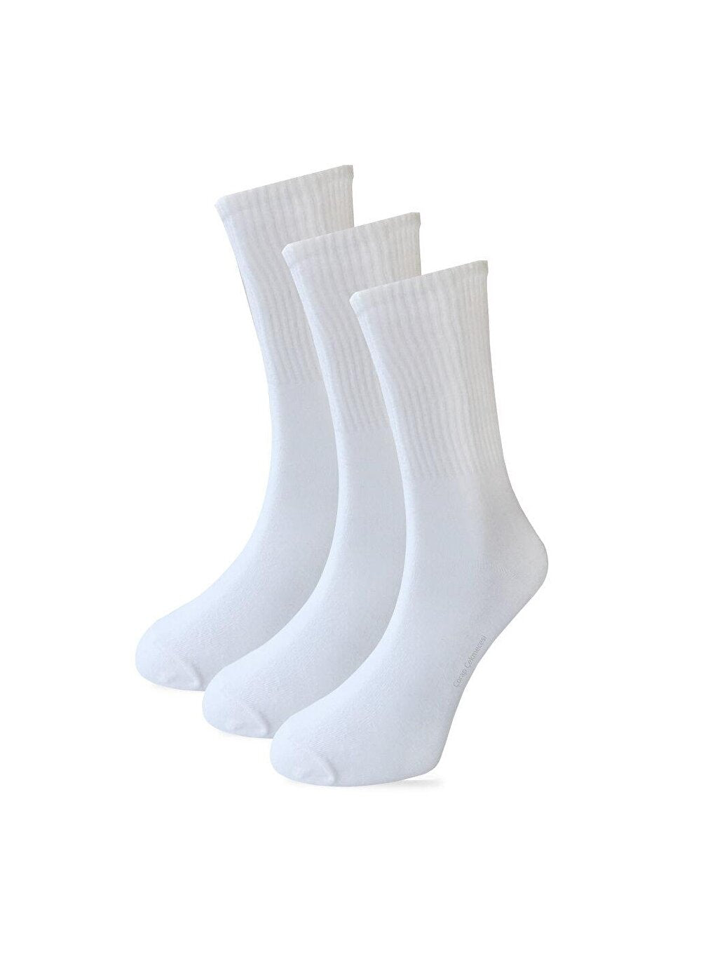 Women's Tennis Socks Plain White 3-Piece